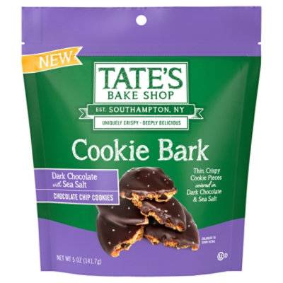 Tate'S Dark Chocolate Sea Salt Cookie Bar - 5 Oz