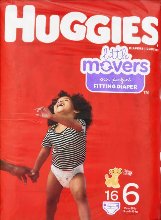 Huggies Little Movers 6 Disney Baby Diapers (16 ct)