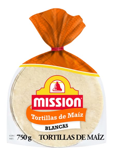 Mission · Tortillas de maíz blancas (750 g)
