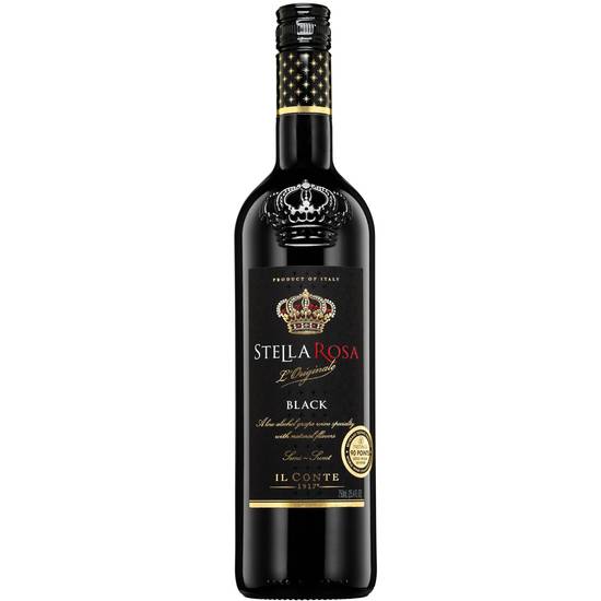 Stella Rosa Black Semi-Sweet Red Wine - 750ml Bottle