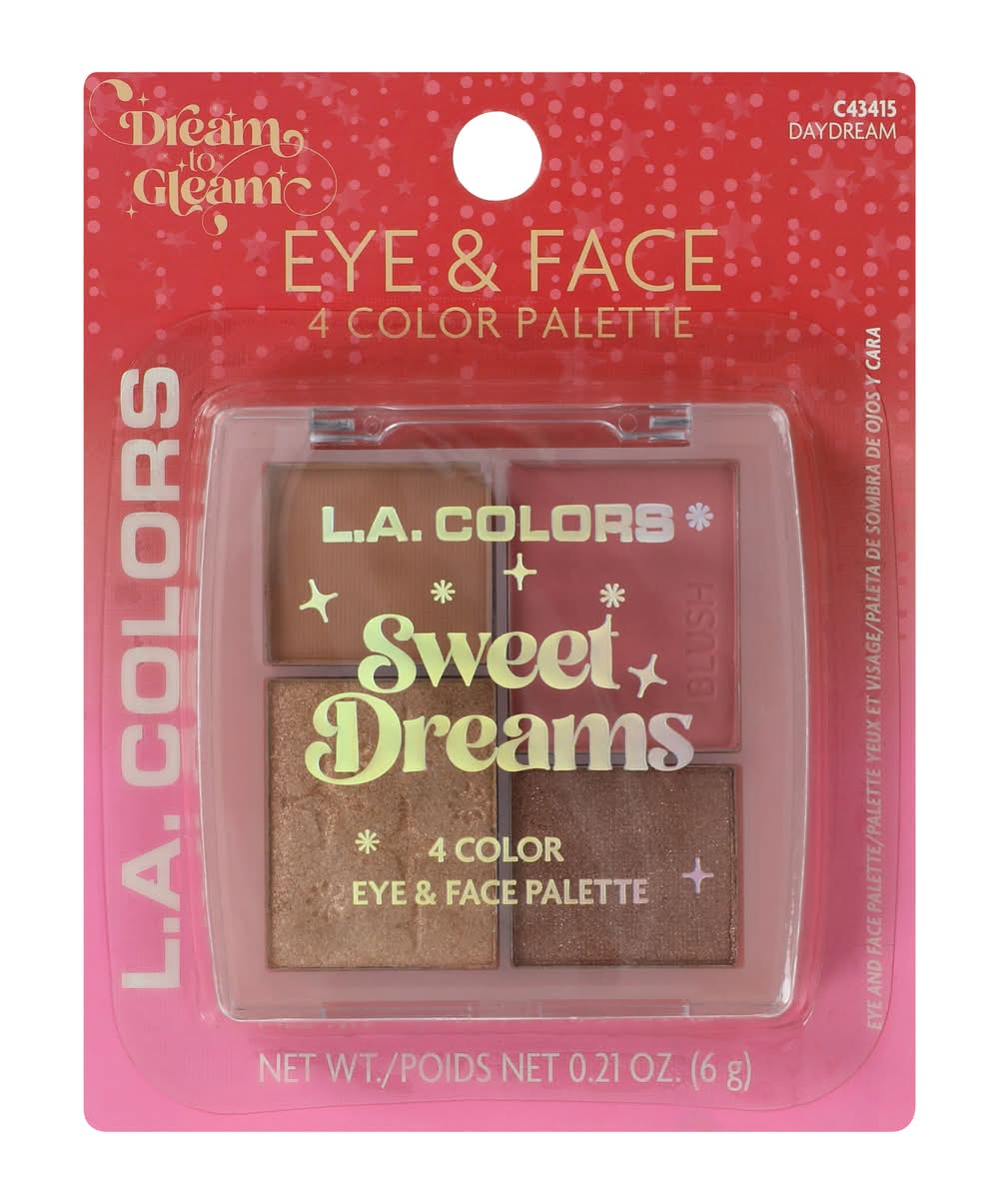 L.A. Colors® Dream To Gleam Eye & Face Palette 4-Count - Daydream