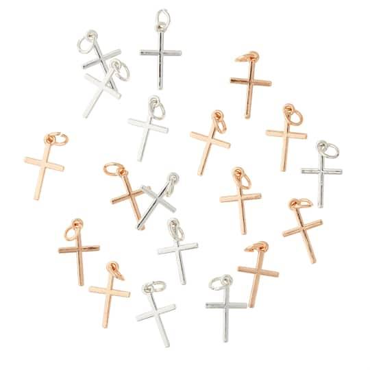 Metal Cross Charm Set By Bead Landing