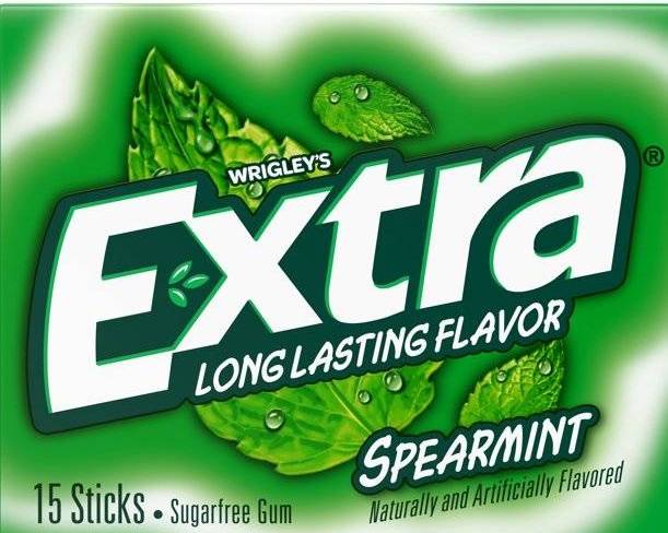 Extra Spearmint 15 Pieces