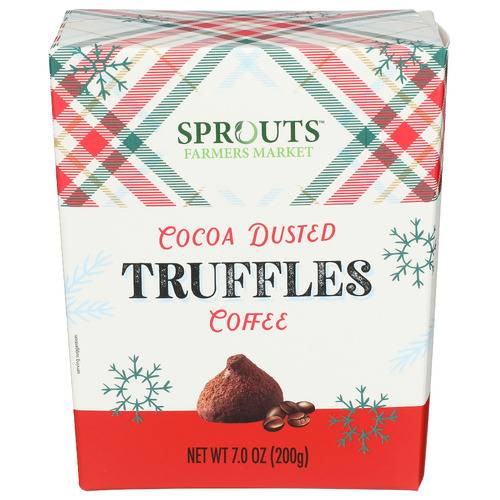 Sprouts Coffee Cocoa Dusted Truffles