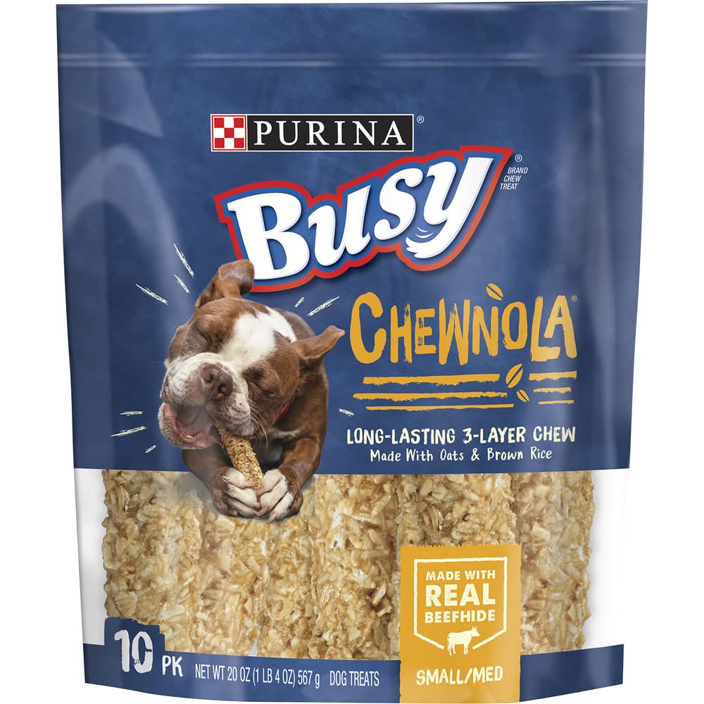 Purina Busy Chewnola Granola and Brown Rice Chew Bars (20 oz, 10 ct)