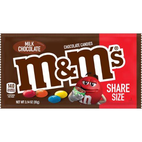 M&M Plain Sharing Size 3.14oz