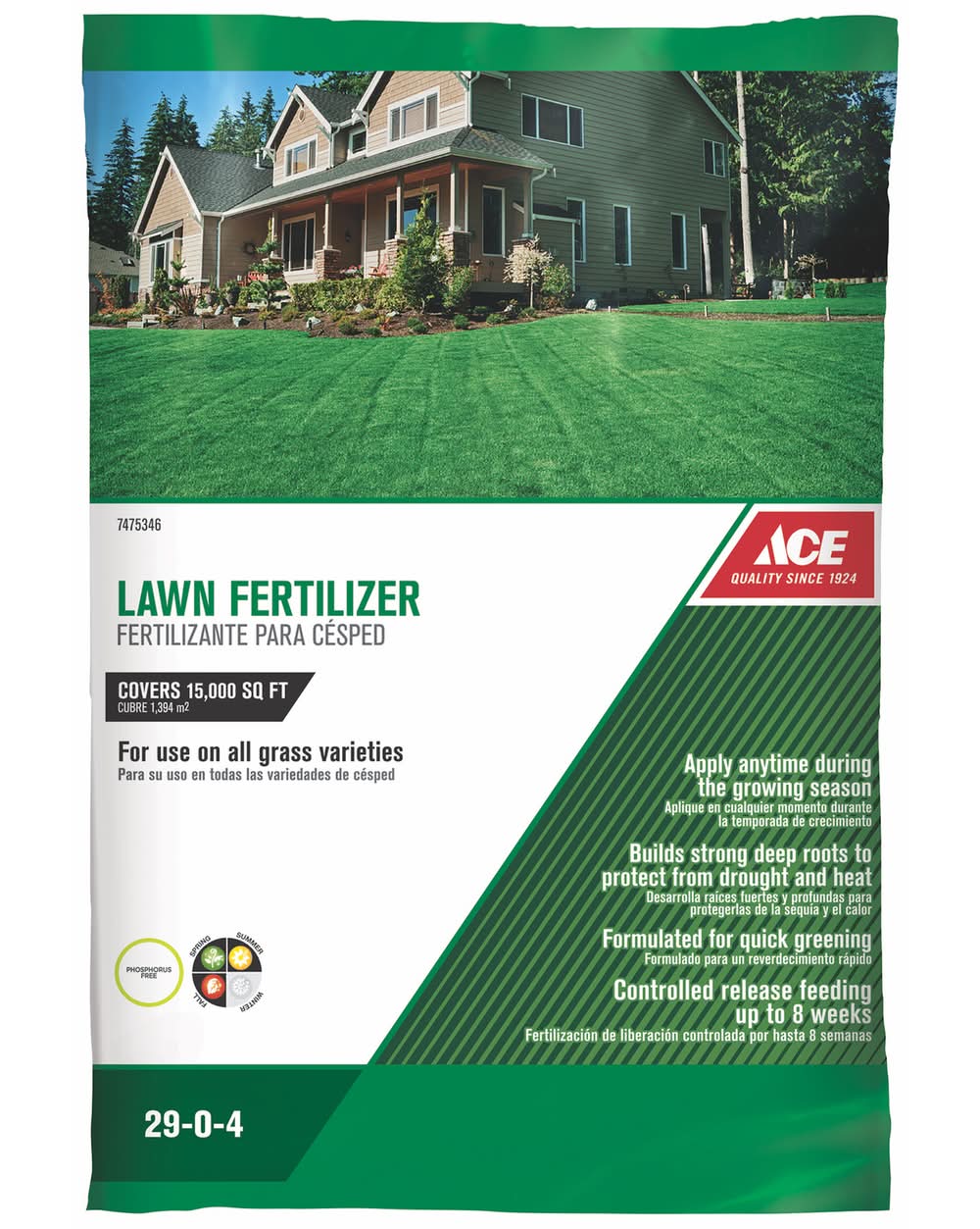 ACE All-Purpose Lawn Fertilizer For All Grasses 15000 Sq Ft