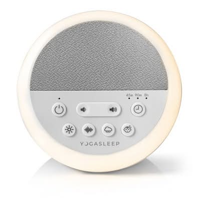 Yogasleep Nod Sound Machine and Night Light, White