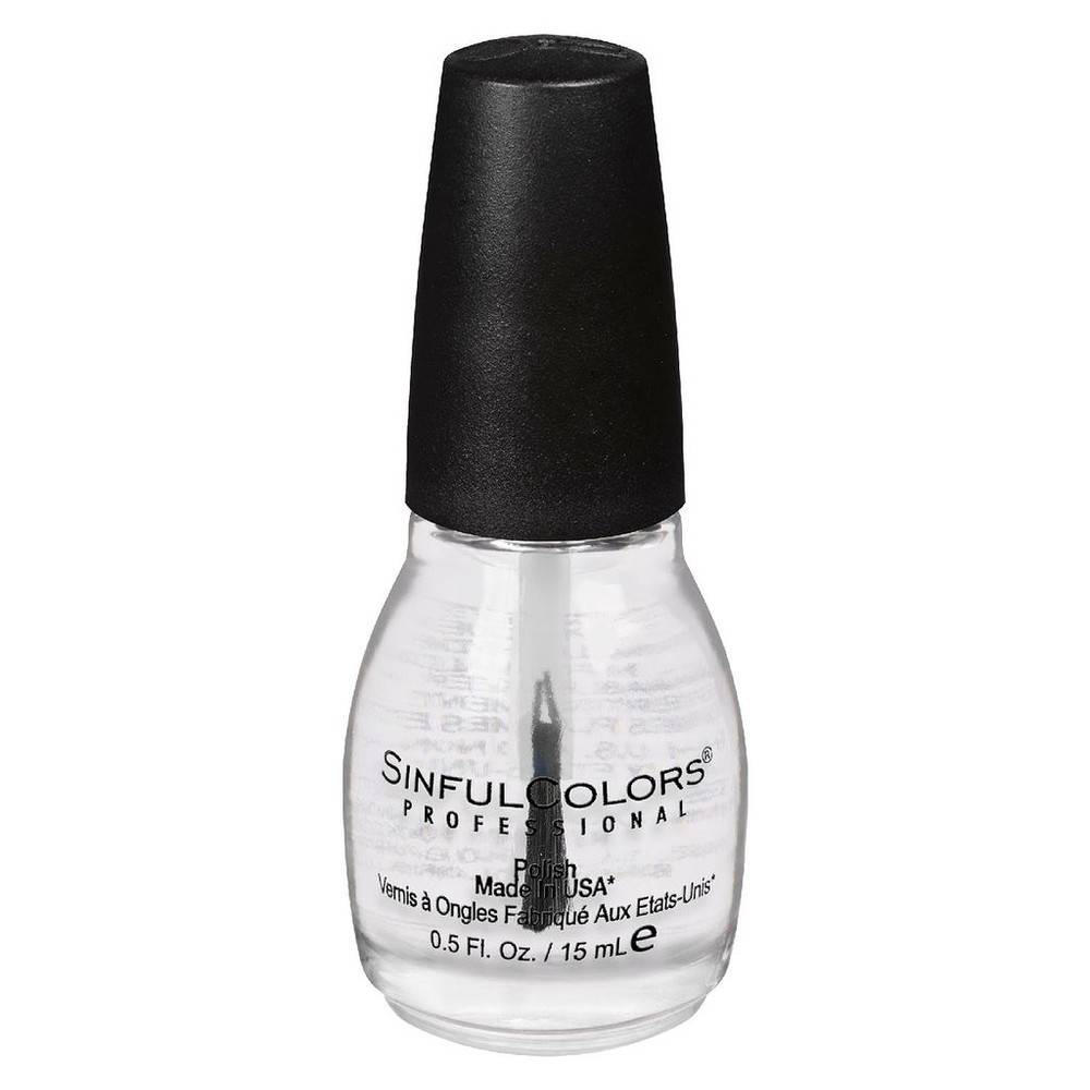 Sinful Colours Sinfulcolors, Clear Coat Nail Polish (1 ea)