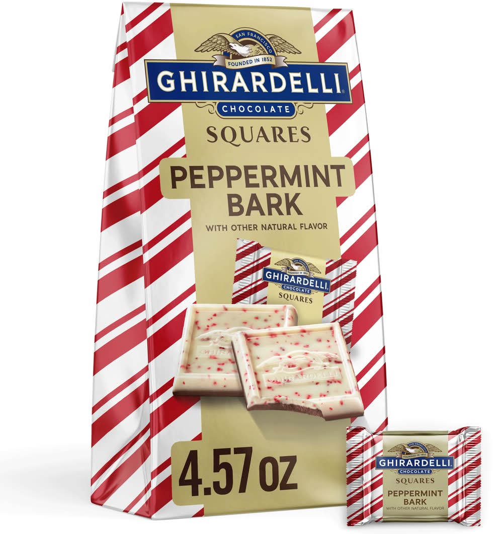 Ghirardelli Peppermint Bark Squares Tray (4.57 oz)