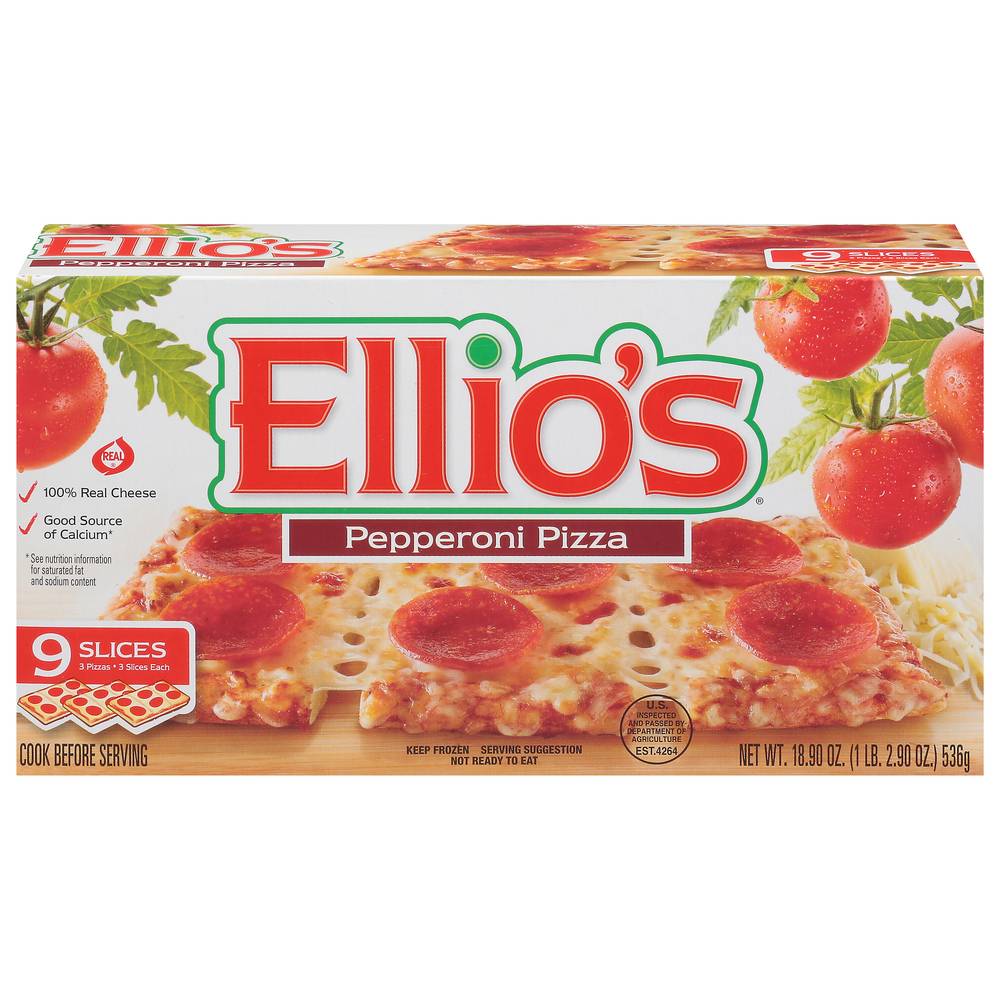 Ellio's Pizza Slices, Pepperoni (1.18 lbs, 9 ct)