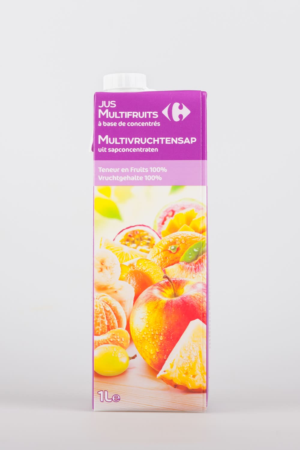 Carrefour - Jus multifruits à base de concentrés (1L)