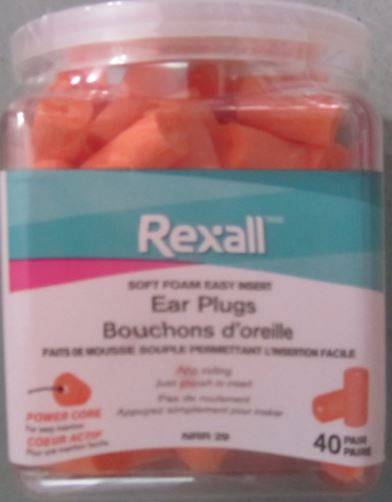 Rexall Ear Plugs (40 units)