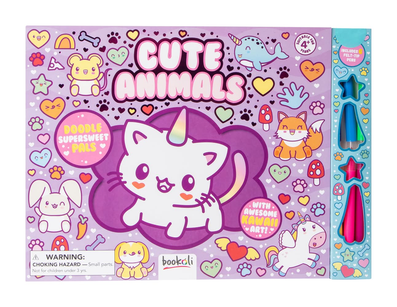 Cute Animals Doodle Book