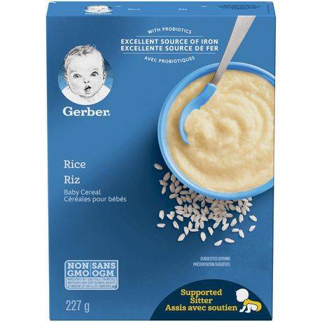 Gerber céréales pour bébés gerber étape 1 de riz (227 g) - rice baby cereal (227 g)