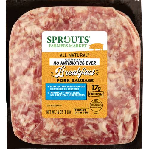 Sprouts Breakfast Pork Sausage No Antibiotics Ever