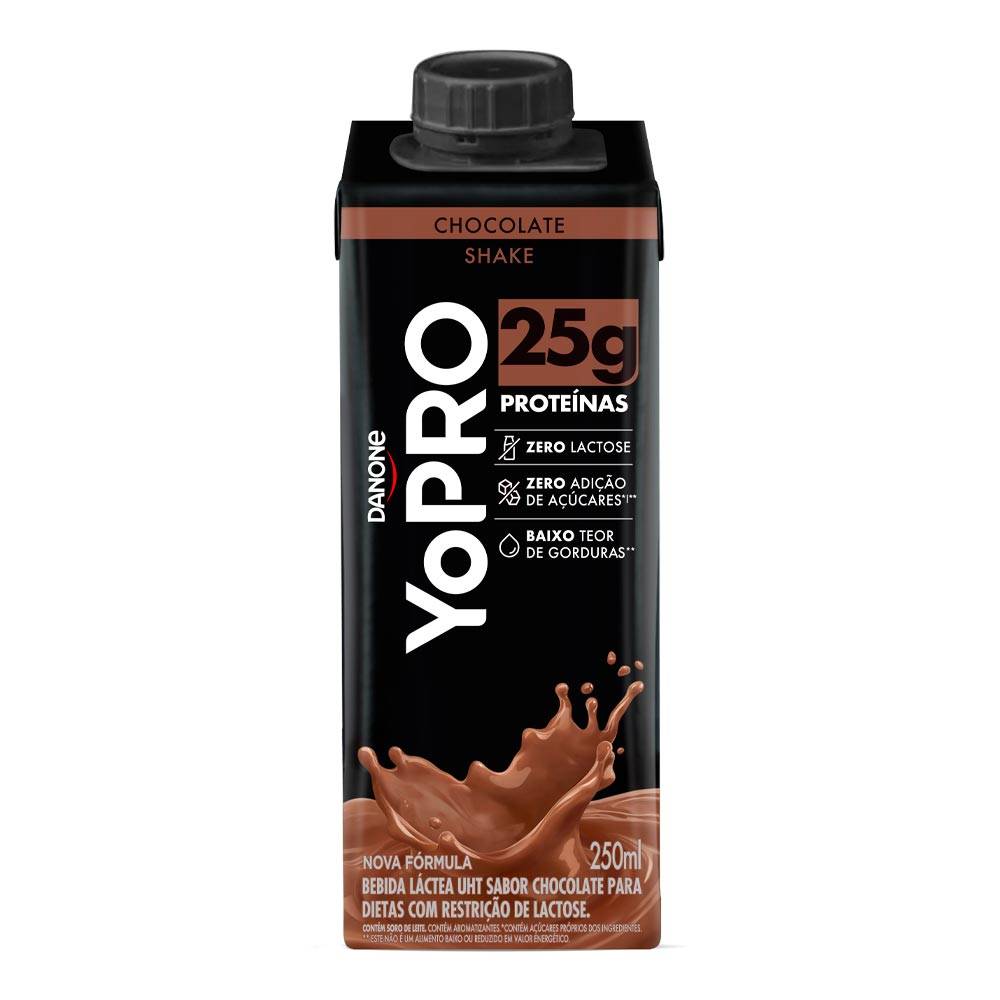 YoPRO · Bebida láctea uht 25g proteína zero lactose - Chocolate (250 ml)