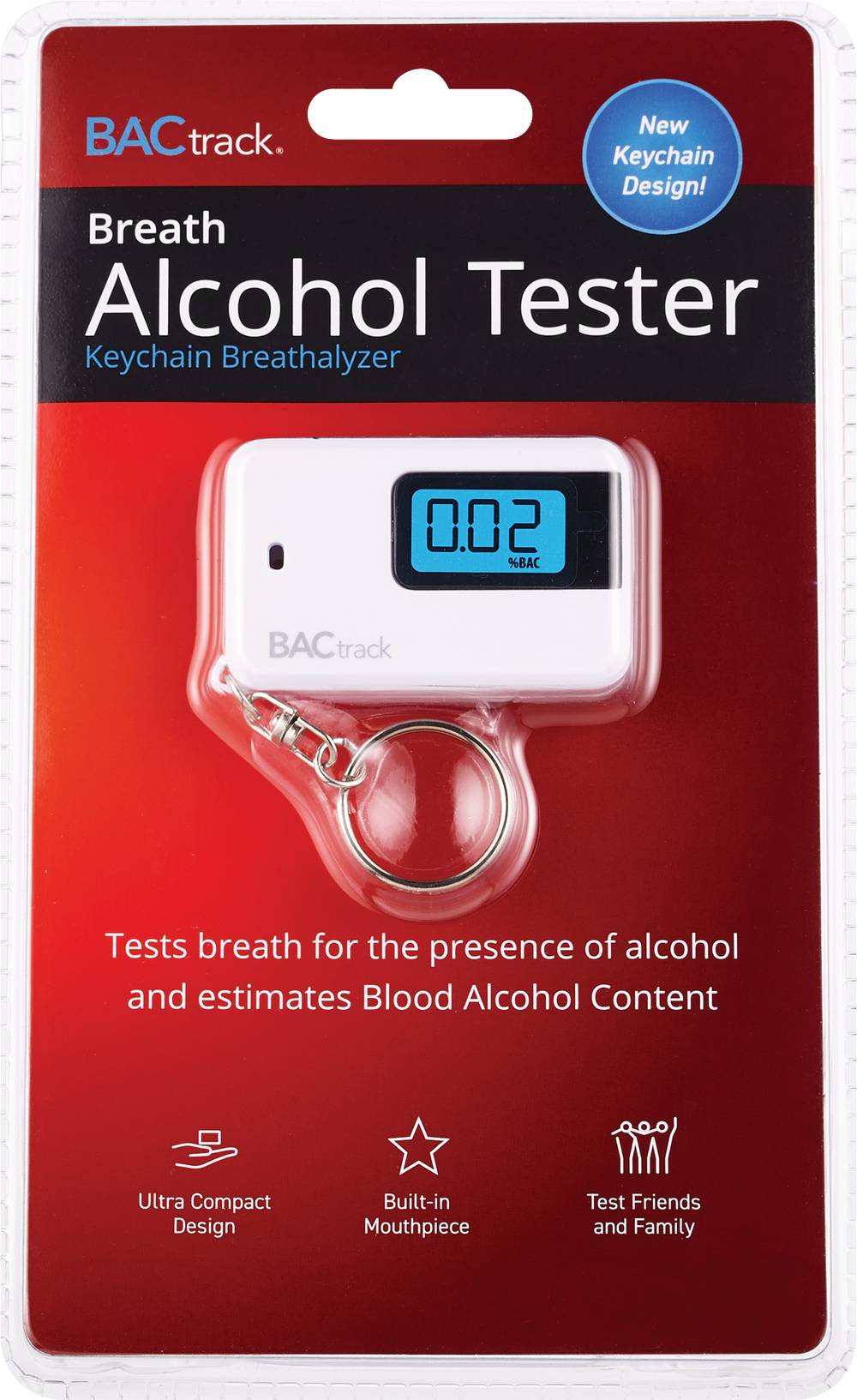 BACtrack Alcohol Tester Keychain Breathlyzer