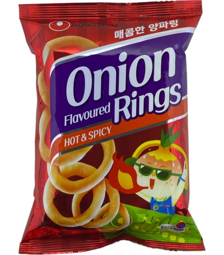 Nongshim Onion Rings Hot and Spicy (40g)