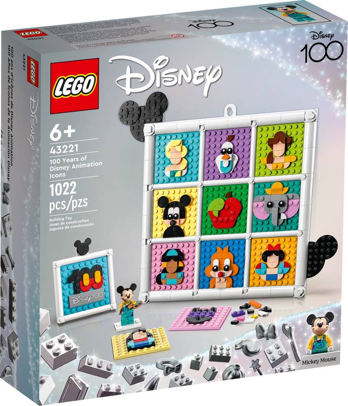 LEGO disney 100 años de iconos de la animación 43221