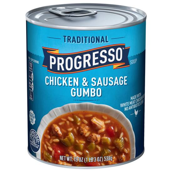 Progresso Traditional Chicken & Sausage Gumbo Soup