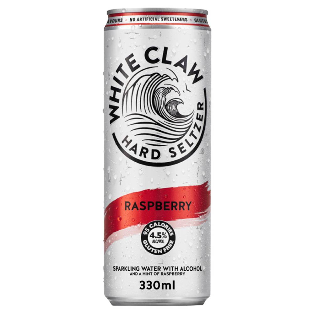 White Claw Hard Seltzer Raspberry 330ml