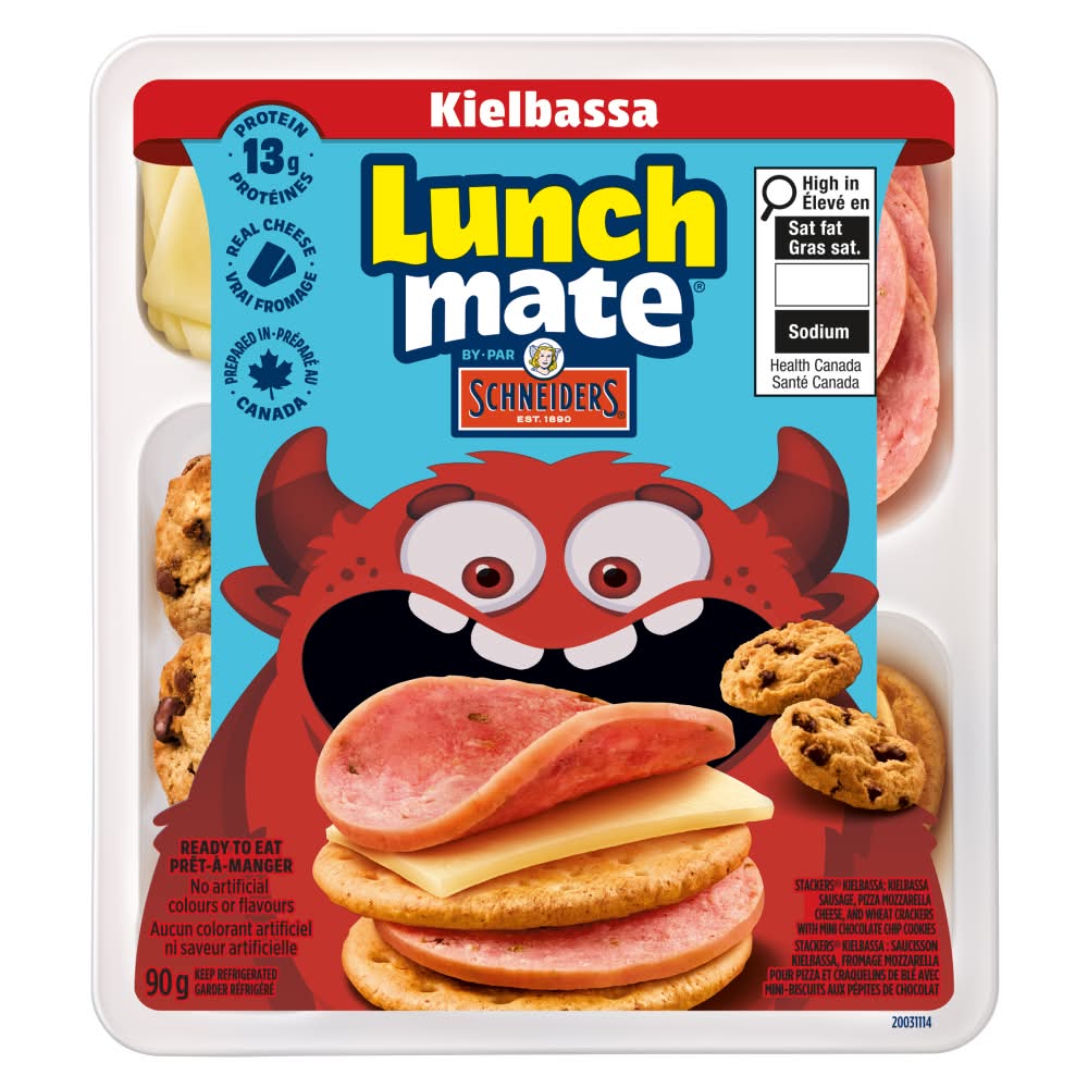 Schneiders Ready To Eat Lunchmate Kit, Kielbassa (90 g)