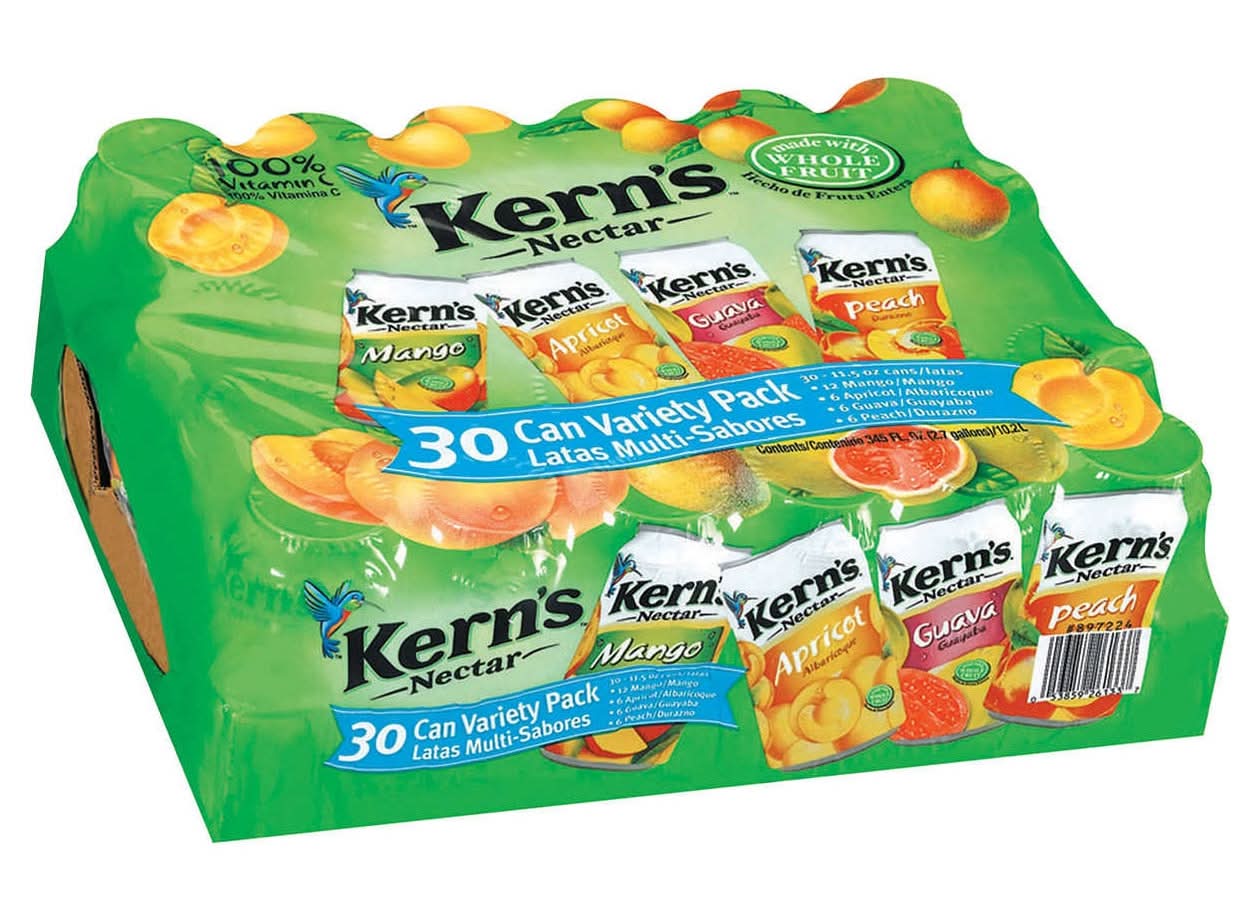 Kern's, Nectar Variety Pack, 11.5 fl oz, 30-Count