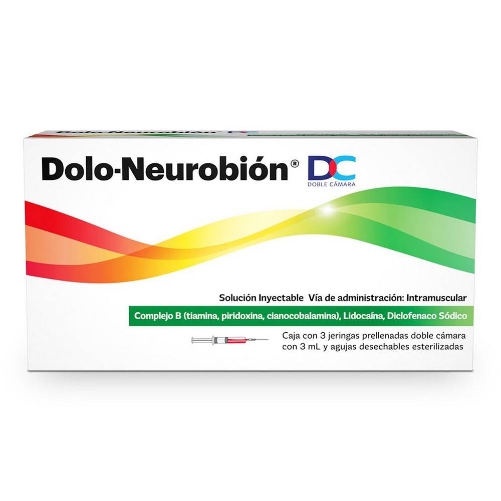 Dolo-Neurobión · Complejo b solución inyectable (3 un)