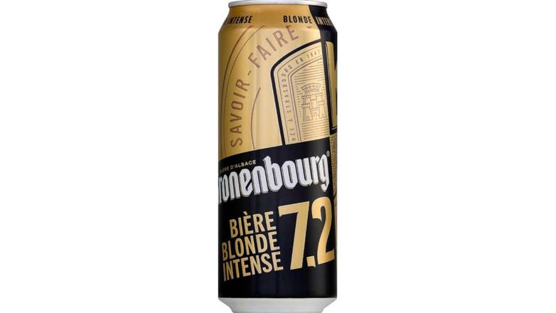 Kronenbourg Bière blonde, 7,2 %vol. La canette de 50cl