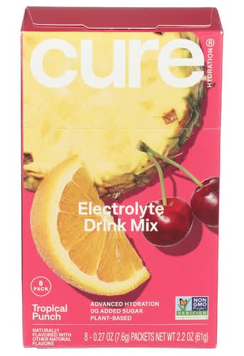 Core Hydration Electrolyte Drink Mix, Tropical Punch (8 x 0.27 oz)