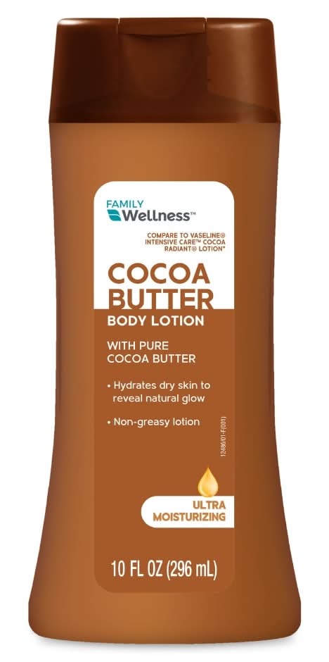 Family Wellness Moisturizing Body Lotion, Cocoa Butter (10 fl oz)