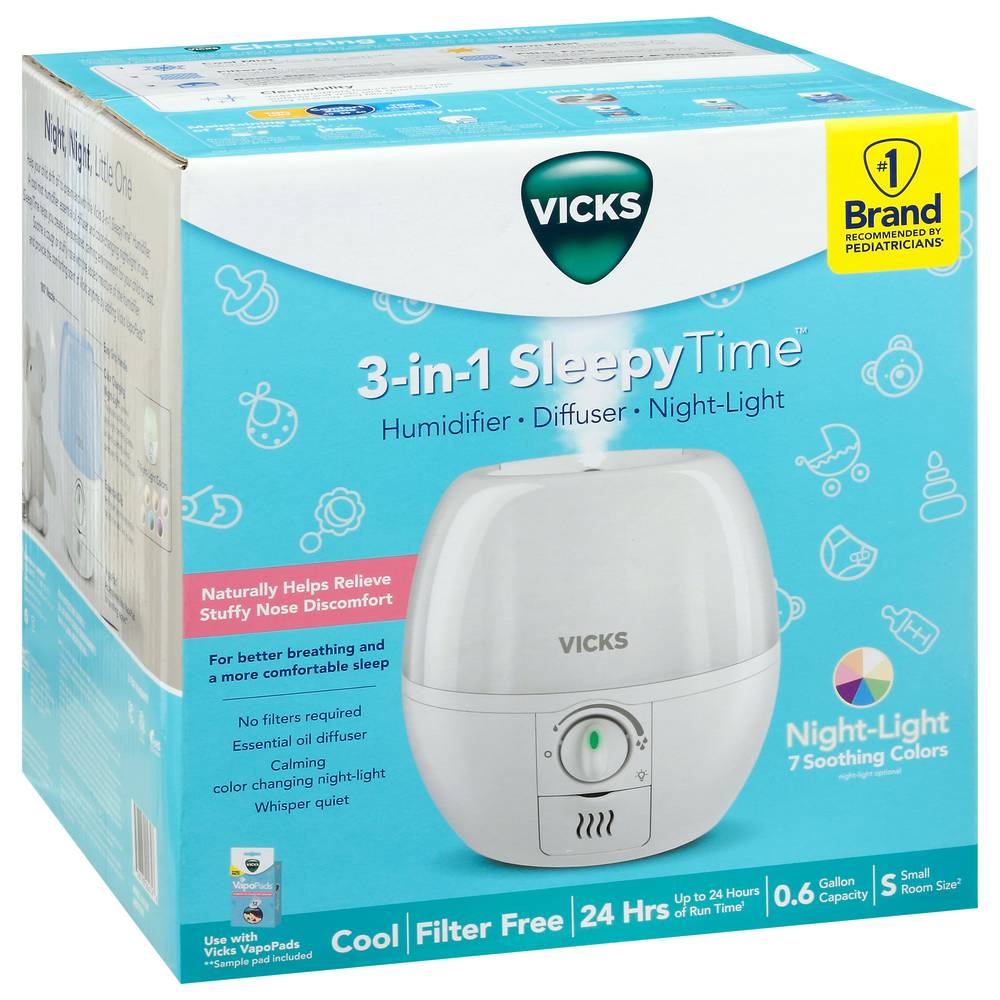 Vicks 0.6 G 3-in-1 Humidifier