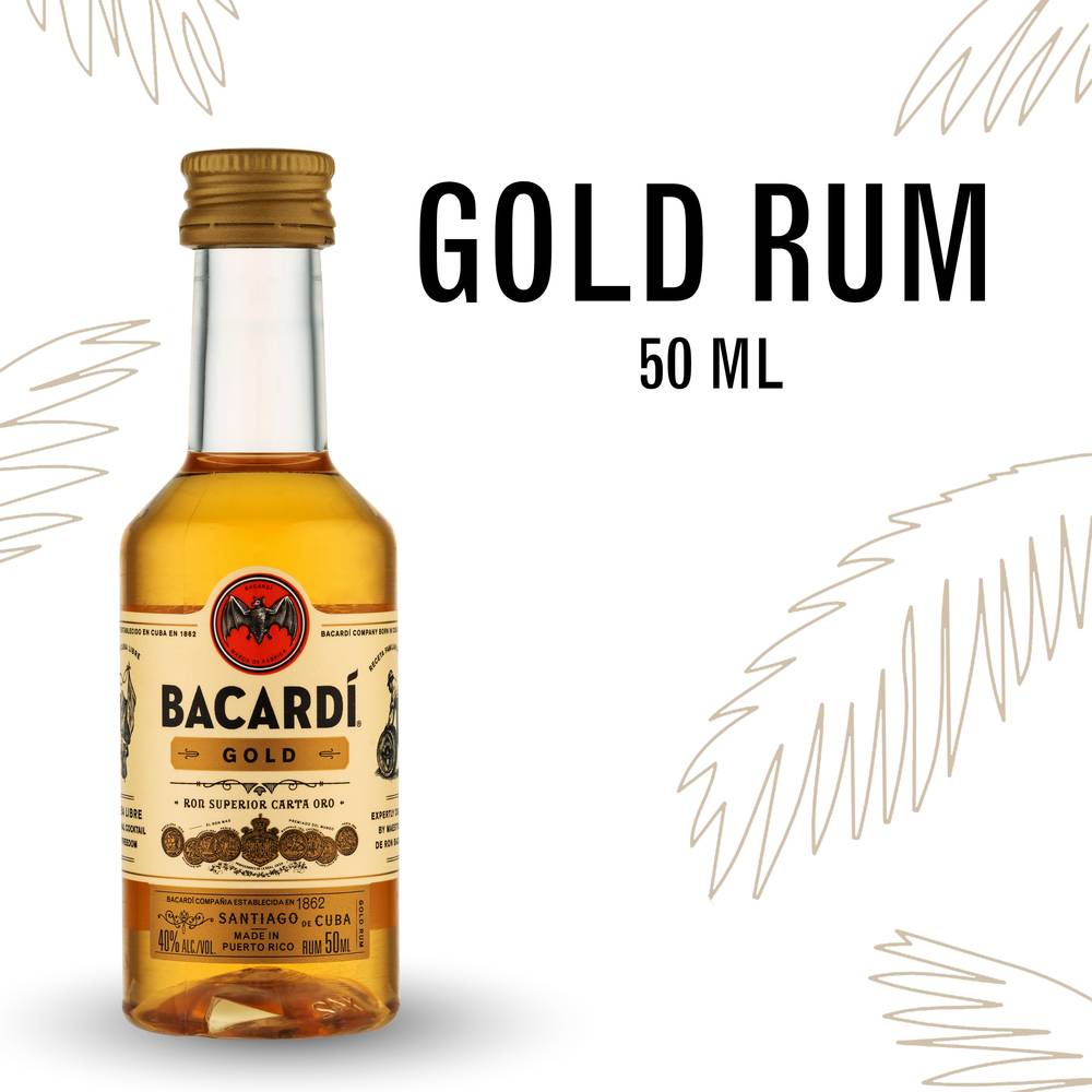 Bacardí Gold Rum (50 ml)