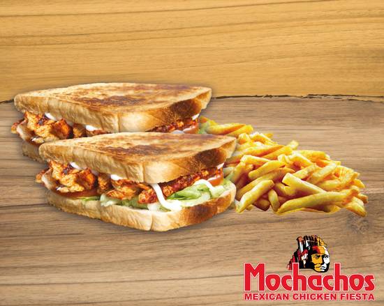 2 x Toasted Mexican Chicken Mayo & beeg chips