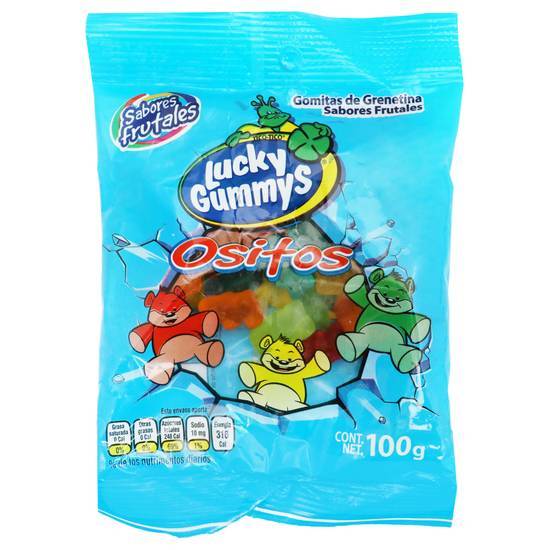 Lucky Gummys Ositos Frutales 100g