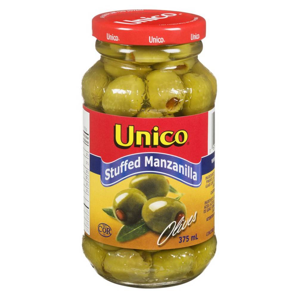 Unico Manzanilla Olives, Stuffed (375 ml)