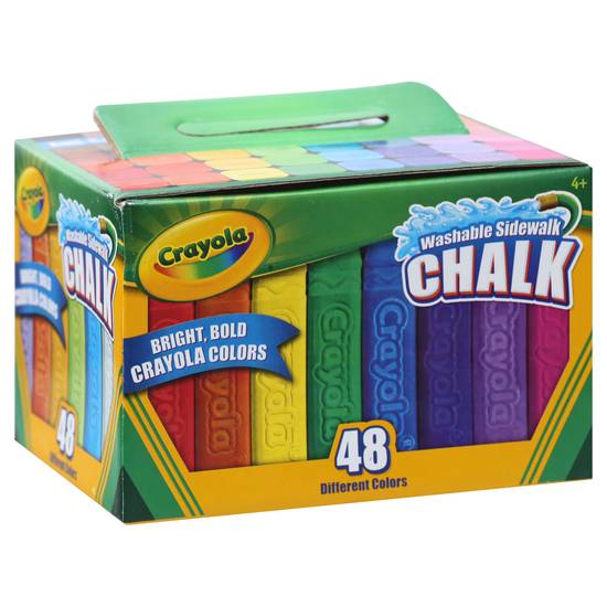 Crayola Washable Sidewalk Chalk (48 ct)