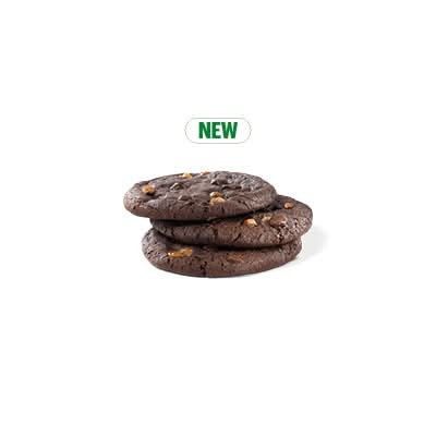 NEW 3x Salted Caramel Brownie Cookies