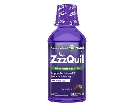Vicks · ZzzQuil Warming Berry Nighttime Sleep-Aid (12 fl oz)