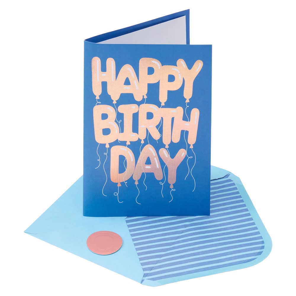 Pembrook Greeting Card - Holo Happy Birthday