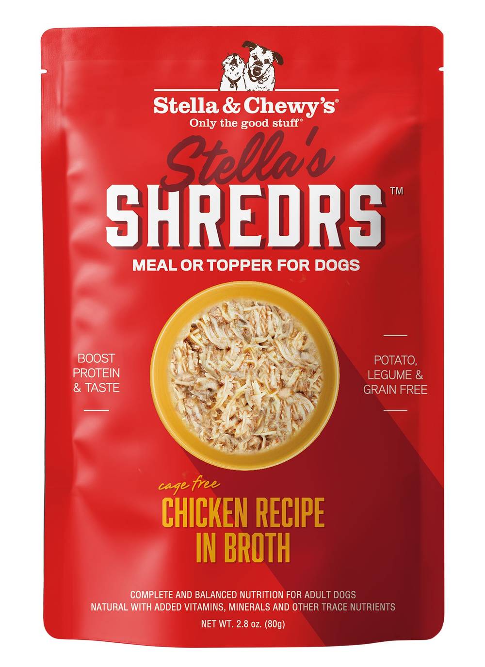 Stella & Chewy's Cage Free Chicken Recipe in Broth Wet Dog Food (2.8 oz)