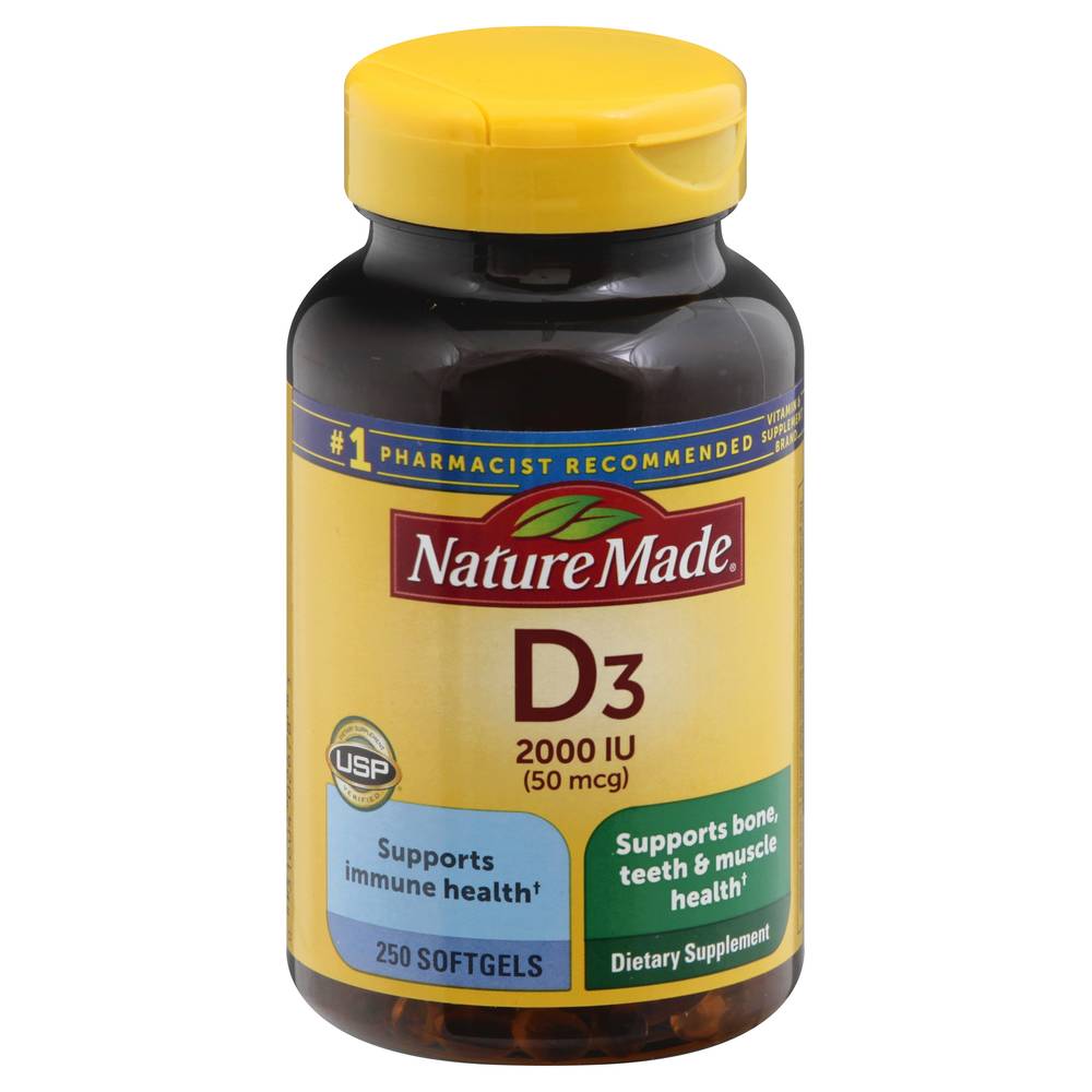 Nature Made Vitamin D3 Softgels ( 250 ct)