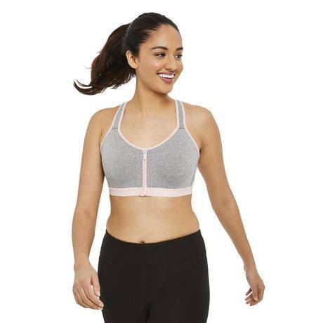 Athletic Works Women's Zip Front Sports Bra (1 unit), Delivery Near You