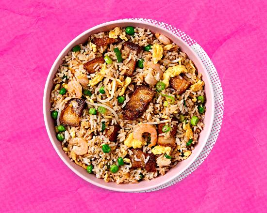 Crispy Pork Belly Fried Rice