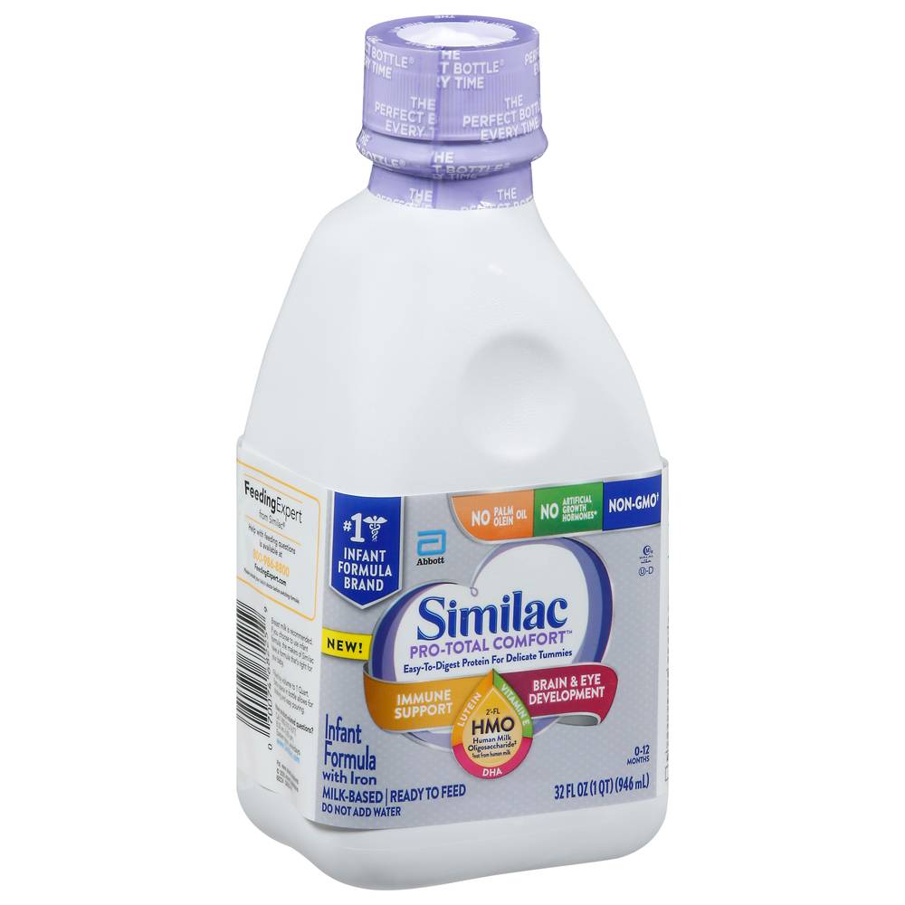 Similac Pro-Total Comfort Milk Based Infant Formula With Iron (32 fl oz)