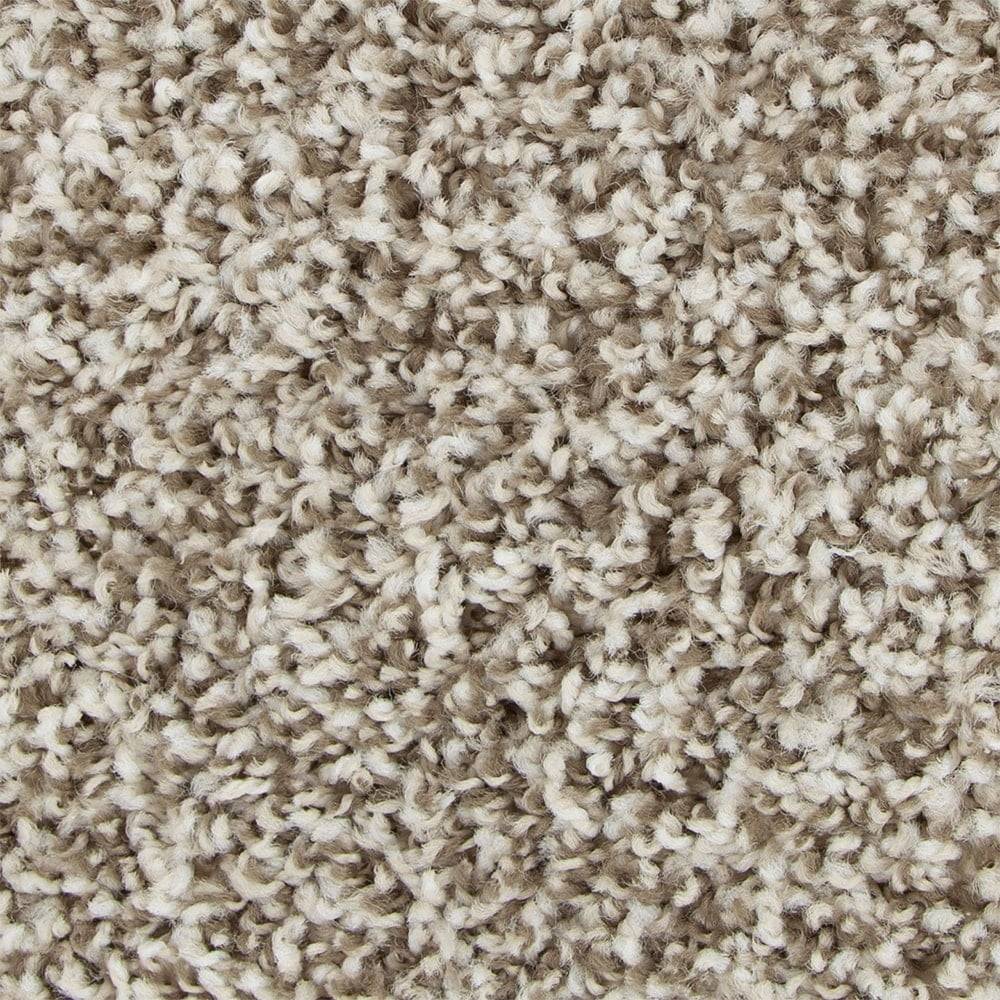 Style Selections Caretaker Timeless Brown 18-oz sq yard Polyester Textured Indoor Carpet | LS067-15-L001