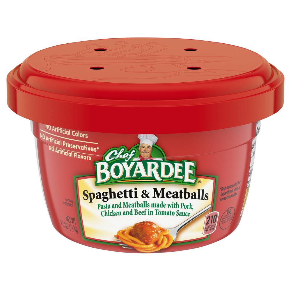 Chef Boyardee Spaghetti & Meatballs in Tomato Sauce