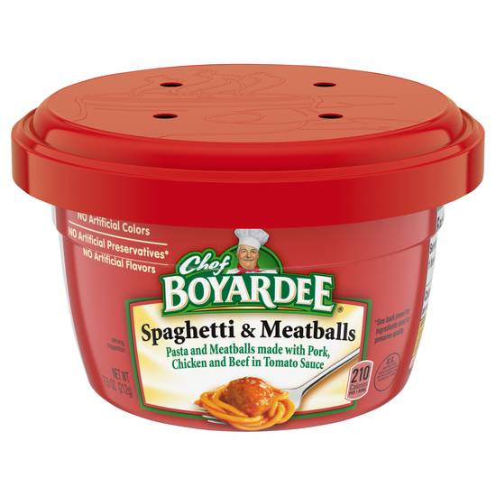 Chef Boyardee Spaghetti & Meatballs in Tomato Sauce