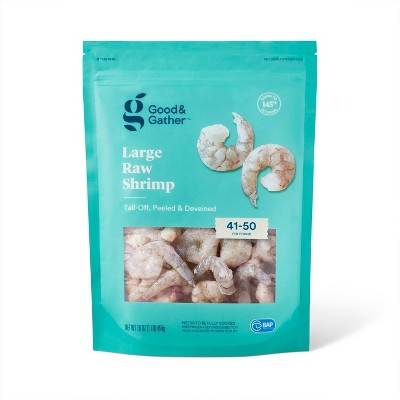 Good & Gather Large Tail Off Peeled & Deveined Raw Shrimp